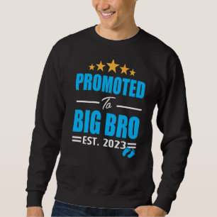 Befördert zu Big Bro werde ich ein großer Bruder s Sweatshirt