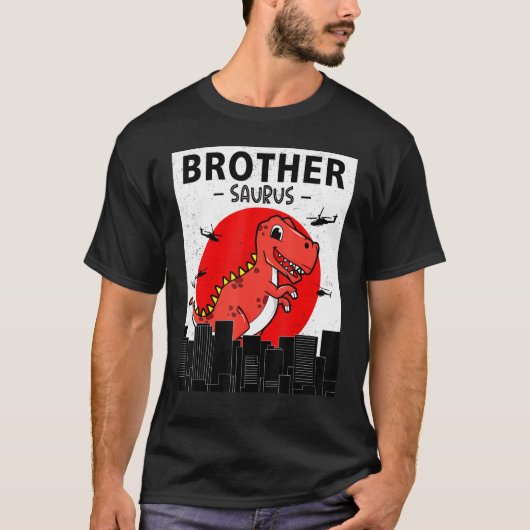 Befördert zu Big Brother BrotherSaurus Boys Birthd T-Shirt (Vorderseite)