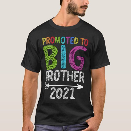 Befördert zu Big Brother est 2021 Schwangerschaft T-Shirt (Vorderseite)