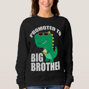 Befördert zu Big Brother T Rex für Jungs Big Broth Sweatshirt