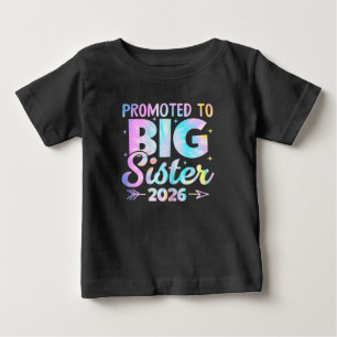 Befördert zu Big Sister 2026, bald zu Big Sis werd Baby T-shirt