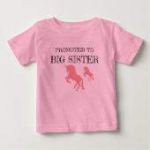 Befördert zu Big Sister Unicorn T - Shirt (Vorderseite)