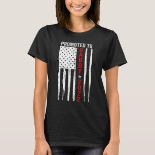 Befördert zu Daddy 2022 Erstmaliges Vatertag New D T-Shirt