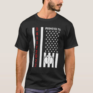 Befördert zu Daddy 2022 neue Vaterankündigung Fa. T-Shirt
