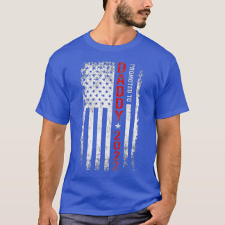Befördert zu Daddy 2022 Neuer Vatertag T-Shirt