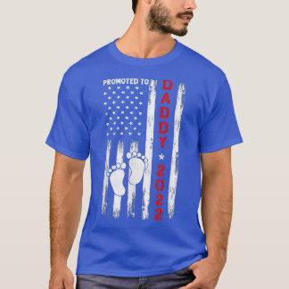 Befördert zu Daddy 2022 Neuer Vatertag  T-Shirt