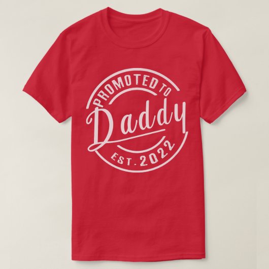 Befördert zu Daddy 2022 Pregnancy Announce Premium T-Shirt (Design vorne)