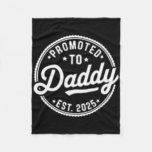 Befördert zu Daddy 2025 bald Vater Husband Fath we Fleecedecke