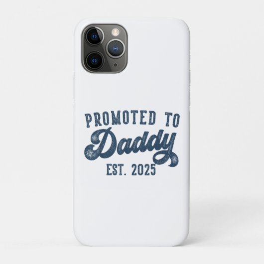 Befördert zu Daddy EST. 2025 Funny bald Vater werd Case-Mate iPhone Hülle (Rückseite)