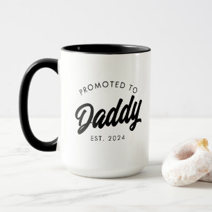 Befördert zu Daddy New Dad Geschenk Vatertag Tasse