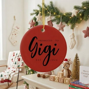 Befördert zu Gigi Sweet Holiday Keepsake Keramik Ornament