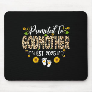 Befördert zu Godmutter Est 2025 Mütter Tag Neuer G Mousepad