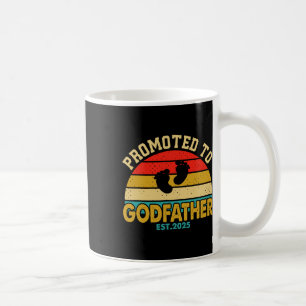 Befördert zu Godvater 2025 Vintages Shirt Neuer Va Kaffeetasse