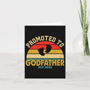 Befördert zu Godvater 2025 Vintages Shirt Neuer Va Karte