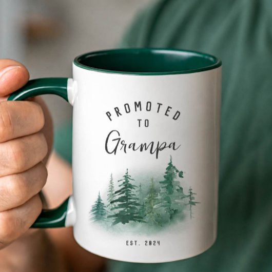 Befördert zu Grampa Jahr Est. Tasse