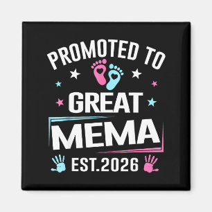 Befördert zu Great Mema Est 2026 Schwangerschaft b Magnet