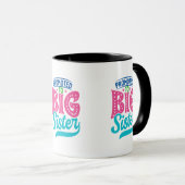 Befördert zu großen Schwester, neue Baby Big Siste Tasse (VorderseiteRechts)