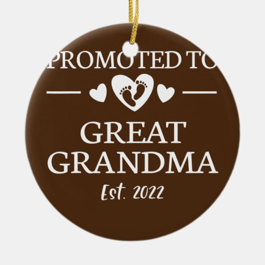 Befördert zu Großgroßma 2022 neues Großgroßma Keramik Ornament (Vorne)