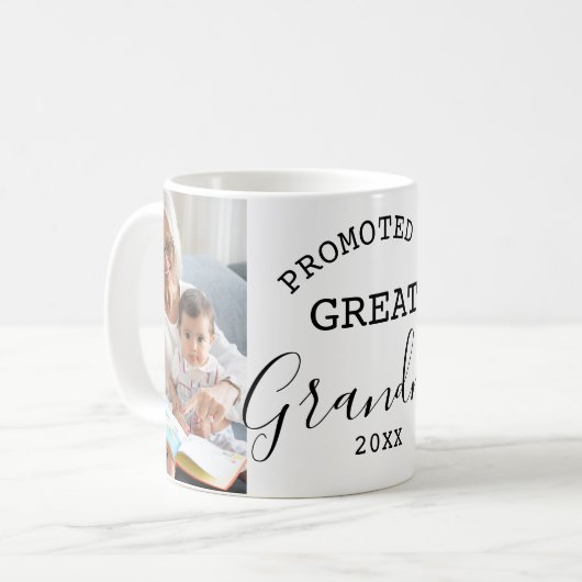 Befördert zu Großoper-2-FotoCollage Kaffeetasse (Vorderseite Links)