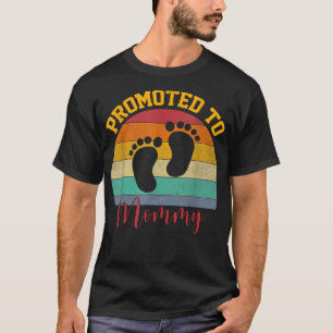 Befördert zu Mama Vintag Mother's Day Funny T-Shirt