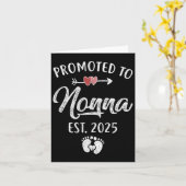 Befördert zu Nonna Est 2025 Funny erste Mutter Karte (Gelbe Blume)