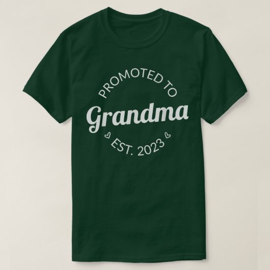 Befördert zu Oma 2023 Zukunft bald sein neues Gra T-Shirt (Design vorne)