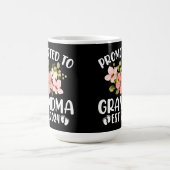 Befördert zu Oma 2024 zum ersten Mal Nana Floral Kaffeetasse (Mittel)