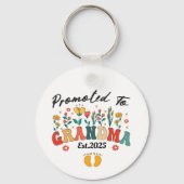 Befördert zu Oma est. 2024 GroßelternOrnament Schlüsselanhänger (Vorderseite)