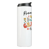 Befördert zu Oma est. 2024 GroßelternOrnament Thermosbecher (Nach links gedreht)