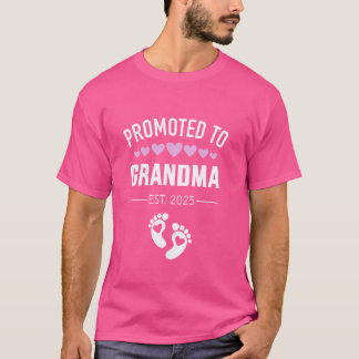 Befördert zu Oma est. 2025 für neue Großmutter T-Shirt