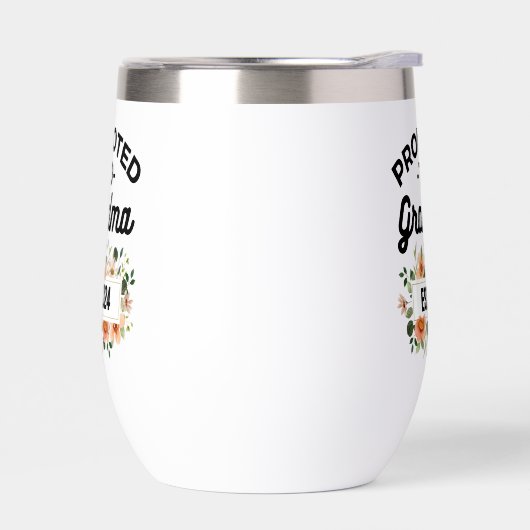 Befördert zu Oma Funny New Großmutter Floral (Links)