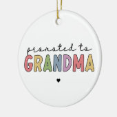 Befördert zu Oma New Oma als Geschenke Keramik Ornament (Links)