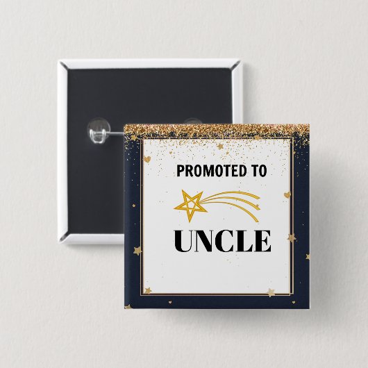 Befördert zu Onkel, Feiern Button (Vorne & Hinten)