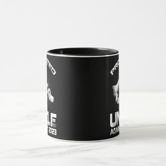 Befördert zu Onkel wieder Ostern 2023 Funny Vather Tasse (Zentrum)