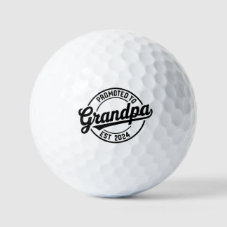 Befördert zu Opa 2024 Fun Gift Idea Golfball