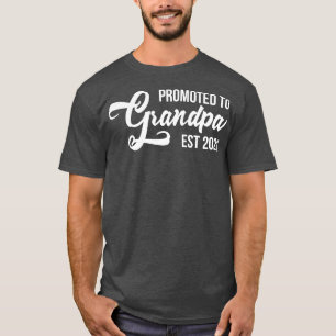 Befördert zu Opa Est 2023 Geschenk für neuen Vater T-Shirt