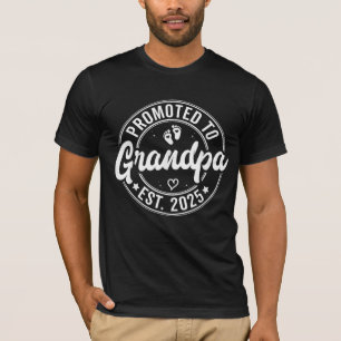 Befördert zu Opa Est 2025 Neue Großeltern 2025 T-Shirt