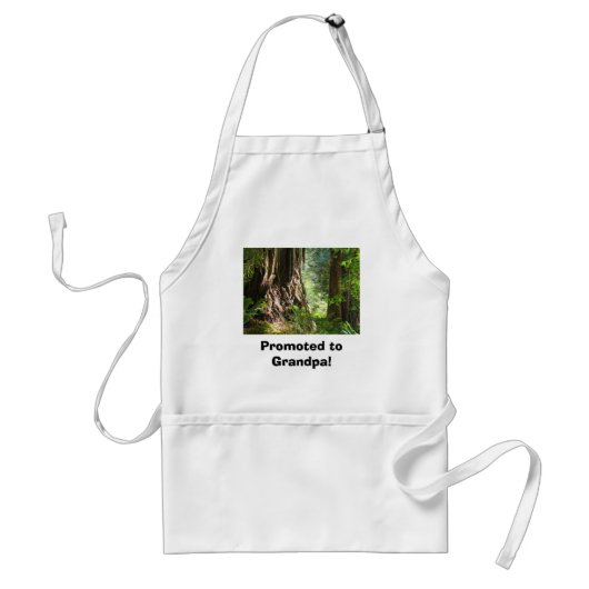 Befördert zu Opa! GRILLEN Koch Schürze Redwoods (Vorne)