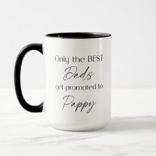 Befördert zu Pappy Großvater Geschenk   Neuer Groß Tasse