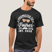 Befördert zu Pater Est. 2025 - New Dad T-Shirt (Vorderseite)