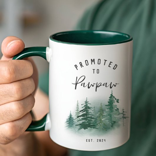 Befördert zu Pawpaw Jahr Est. Tasse