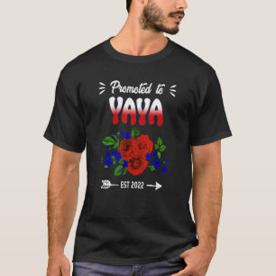 Befördert zu Yaya wieder neue Yaya Mütter Tag Giff T-Shirt