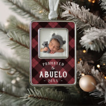 Befördert zum Abuelo Baby Foto