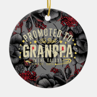 Befördert zum besten Großvater der Galaxie Keramik Ornament