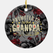 Befördert zum besten Großvater der Galaxie Keramik Ornament (Hinten)