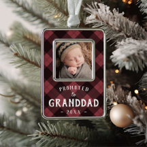 Befördert zum Granddad Baby Foto