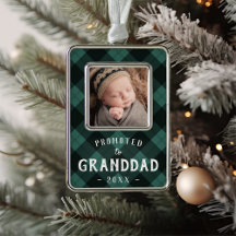 Befördert zum Granddad Baby Foto