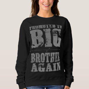 Befördert zum Großen Bruder 2022 Kinder Jungen aus Sweatshirt