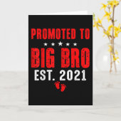 Befördert zum großen Bruder Karte (Gelbe Blume)