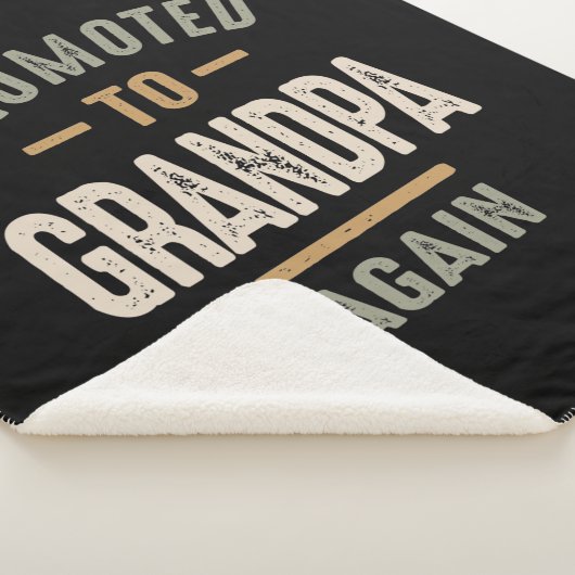 Befördert zum Großvater wieder - Vater und Großvat Sherpadecke (3/4)